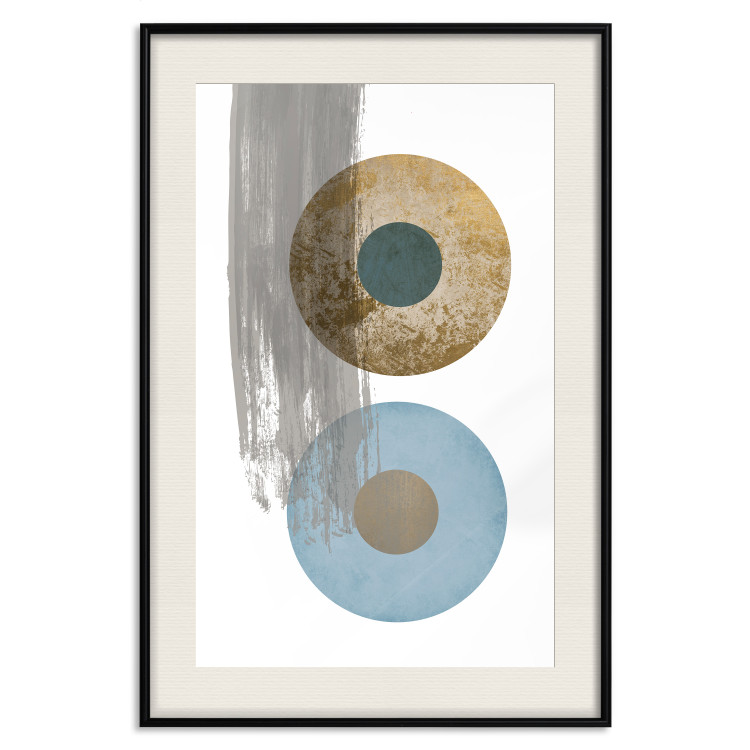 Wall Poster Abstract Symmetry - geometric colorful composition in four circles 117910 additionalImage 25
