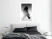 Wall Poster Sensual Dance - black and white composition with a woman with long hair 121910 additionalThumb 4