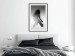 Wall Poster Sensual Dance - black and white composition with a woman with long hair 121910 additionalThumb 22