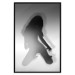 Wall Poster Sensual Dance - black and white composition with a woman with long hair 121910 additionalThumb 24