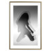 Wall Poster Sensual Dance - black and white composition with a woman with long hair 121910 additionalThumb 16