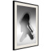 Wall Poster Sensual Dance - black and white composition with a woman with long hair 121910 additionalThumb 3