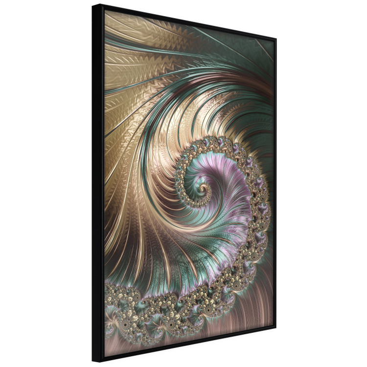 Wall Poster Fractal Vortex - colorful abstract pattern of ornaments in a vortex form 122610 additionalImage 2