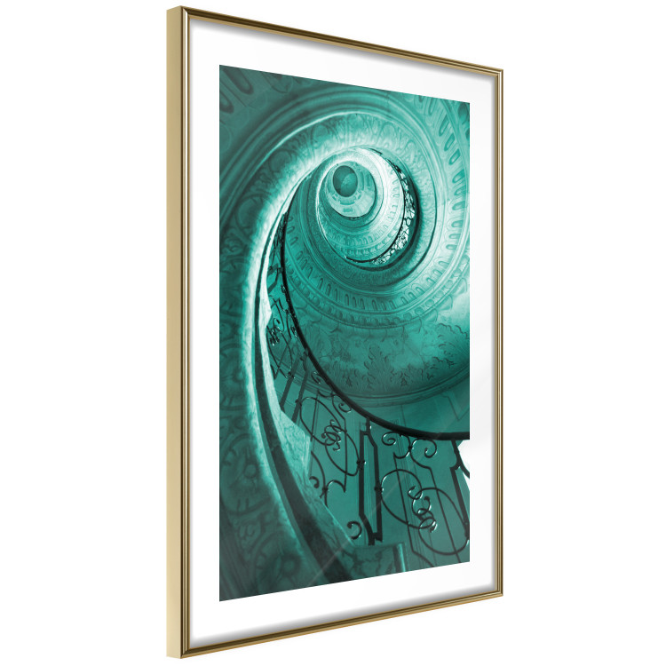 Poster Architectural Spiral - spiral staircase as architectural work 123610 additionalImage 8