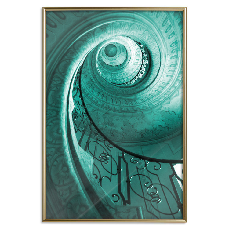 Poster Architectural Spiral - spiral staircase as architectural work 123610 additionalImage 20