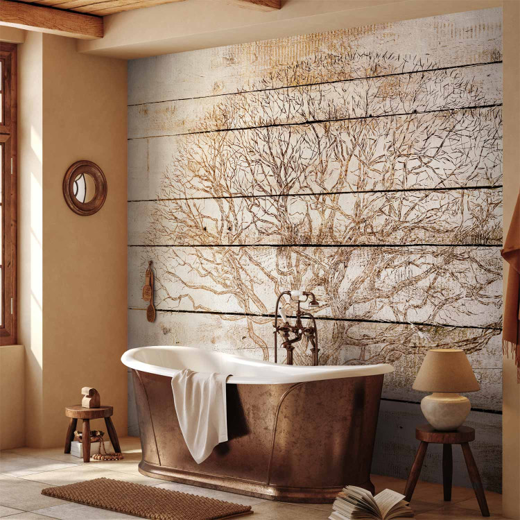 Wall Mural Tree on Boards 127810 additionalImage 8