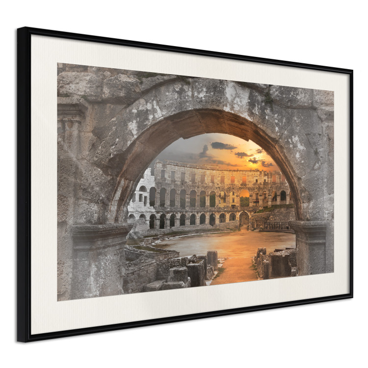 Poster Roman Theater - very old stone architecture in the city of Rome 128610 additionalImage 3