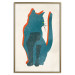 Wall Poster Feline Moods - abstract two-color cat on light beige background 129610 additionalThumb 21