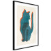 Wall Poster Feline Moods - abstract two-color cat on light beige background 129610 additionalThumb 6