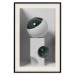 Poster Glass Eye - abstract shapes with dark accents on a light background 129910 additionalThumb 19