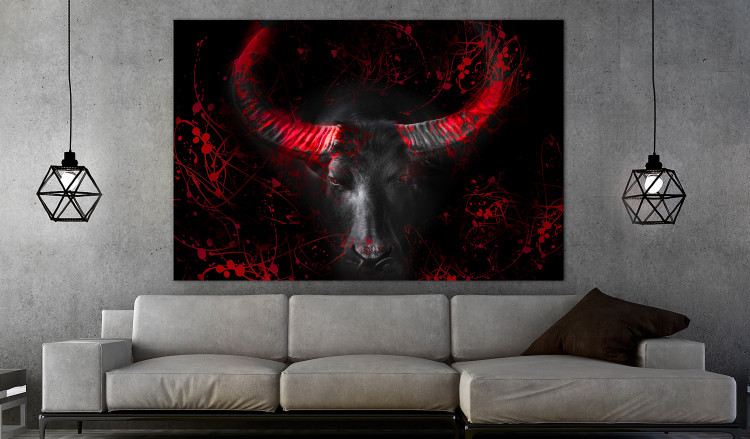 Large canvas print Enraged Bull - First Variant [Large Format] 131510 additionalImage 5