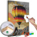 Paint by Number Kit Colourful Balloon 132310