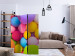Room Divider Colorful Spheres (3-piece) - geometric multicolored shapes in 3D 132810 additionalThumb 4