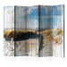 Room Divider Screen Unforgettable Summer II (5-piece) - beach and sea landscape in the distance 133110