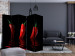Room Divider Screen Chili Pepper II (5-piece) - three fiery vegetables on water background 133310 additionalThumb 4