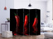 Room Divider Screen Chili Pepper II (5-piece) - three fiery vegetables on water background 133310 additionalThumb 2