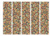Room Separator Rainbow Mosaic II (5-piece) - composition in colorful ethnic background 133510 additionalThumb 3