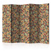 Room Separator Rainbow Mosaic II (5-piece) - composition in colorful ethnic background 133510
