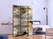 Folding Screen Golden Nebula - illusion of golden objects in abstract motif 133710 additionalThumb 2