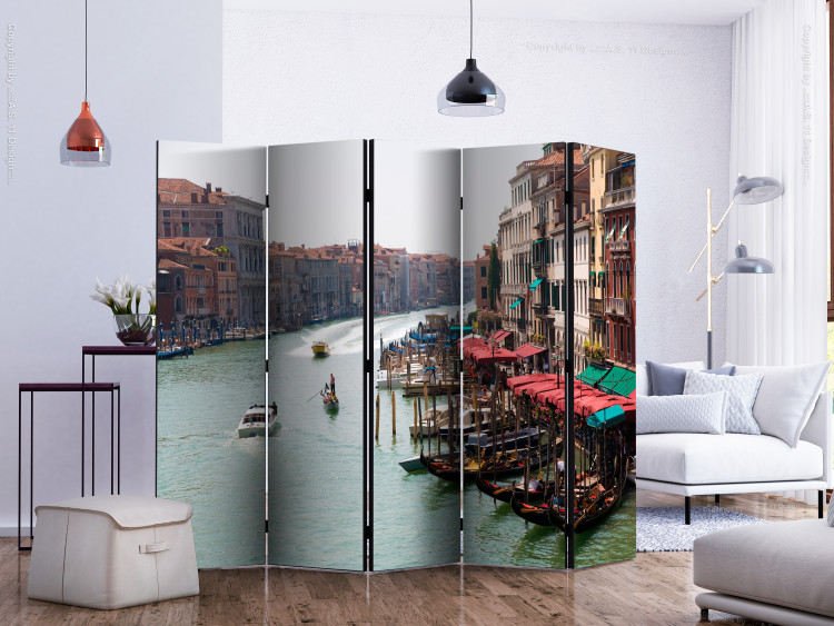 Room Divider Grand Canal in Venice, Italy II - landscape of boat architecture and river 133810 additionalImage 2