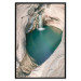 Poster Hidden Refreshment - landscape of turquoise water among rocky cliffs 135310 additionalThumb 10