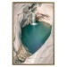 Poster Hidden Refreshment - landscape of turquoise water among rocky cliffs 135310 additionalThumb 9