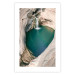 Poster Hidden Refreshment - landscape of turquoise water among rocky cliffs 135310 additionalThumb 11