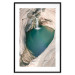 Poster Hidden Refreshment - landscape of turquoise water among rocky cliffs 135310 additionalThumb 14