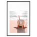 Poster Countryside on the Beach - a summer landscape with a woman against a calm sea backdrop 135910 additionalThumb 13