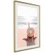 Poster Countryside on the Beach - a summer landscape with a woman against a calm sea backdrop 135910 additionalThumb 3