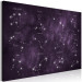 Canvas Art Print Landscape in Space (1-piece) - stars and names of their constellations 145310 additionalThumb 2