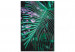 Paint by Number Kit Morning Freshness - Green Palm Leaf With Water Drops 146210 additionalThumb 3