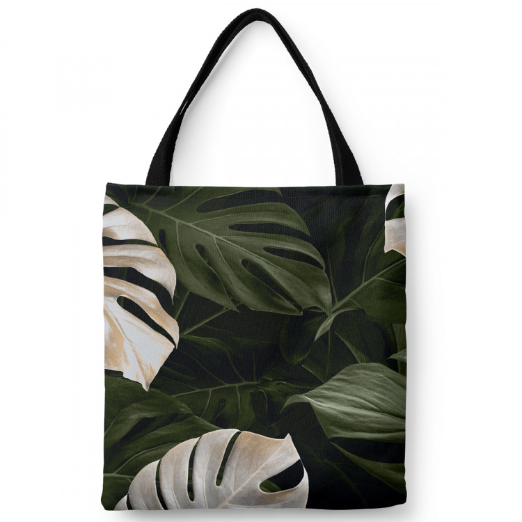 Shopping Bag Faces of the monstera - composition with rich detail of egoztic plants 147410
