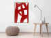Wall Poster Abstract Composition - Geometric Shapes and Red Forms 149710 additionalThumb 13
