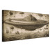 Large canvas print UFO Ship - A Sketch Inspired by the Style of Leonardo Da Vinci [Large Format] 151110 additionalThumb 2