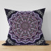 Decorative Microfiber Pillow Purple Mandala - Composition With Oriental Ornamentation 151310 additionalThumb 4