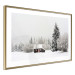 Wall Poster Winter Shelter - A Small House in the Midst of a Snow-Covered Forest 151710 additionalThumb 15