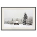 Wall Poster Winter Shelter - A Small House in the Midst of a Snow-Covered Forest 151710 additionalThumb 22
