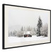 Wall Poster Winter Shelter - A Small House in the Midst of a Snow-Covered Forest 151710 additionalThumb 9