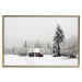 Wall Poster Winter Shelter - A Small House in the Midst of a Snow-Covered Forest 151710 additionalThumb 26