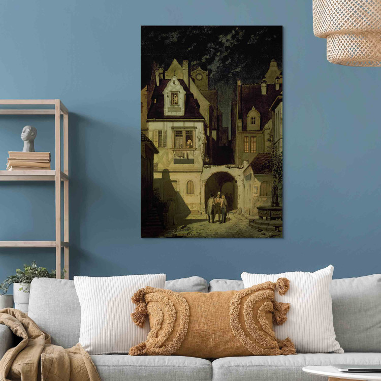 Reproduction Painting A Corner of a German Town by Moonlight  152010 additionalImage 3