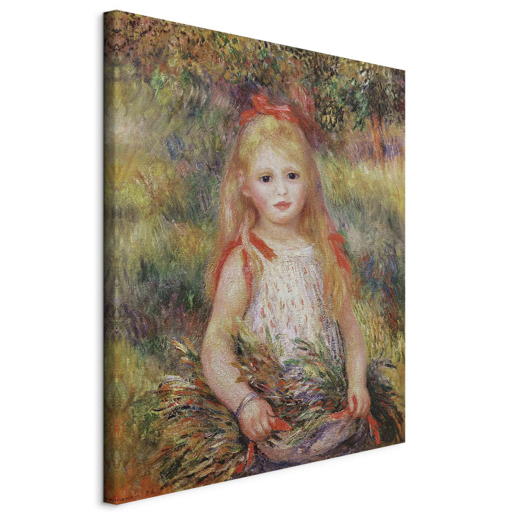Reproduction Painting Little Girl Carrying Flowers, or The Little Gleaner 152410 additionalImage 2