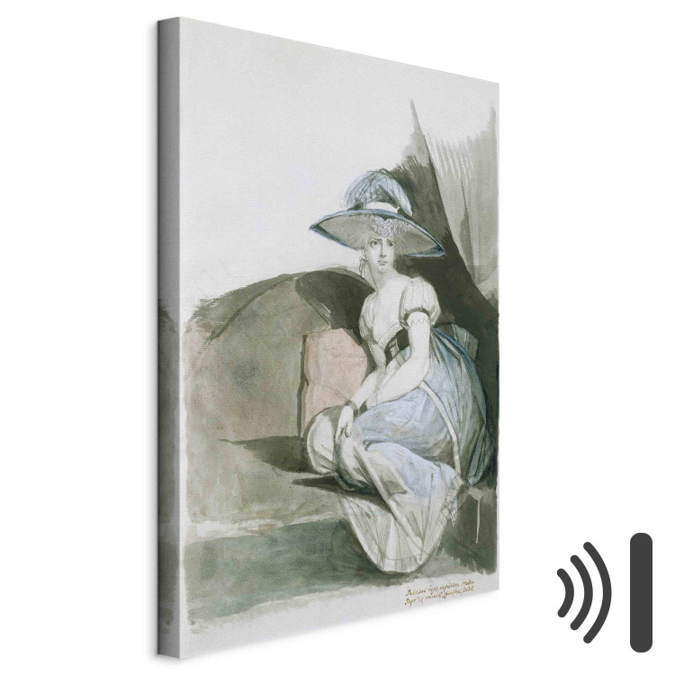 Reproduction Painting Mrs. Fuseli mit breitrandigem Hut, in Sofaecke kauernd 153210 additionalImage 8