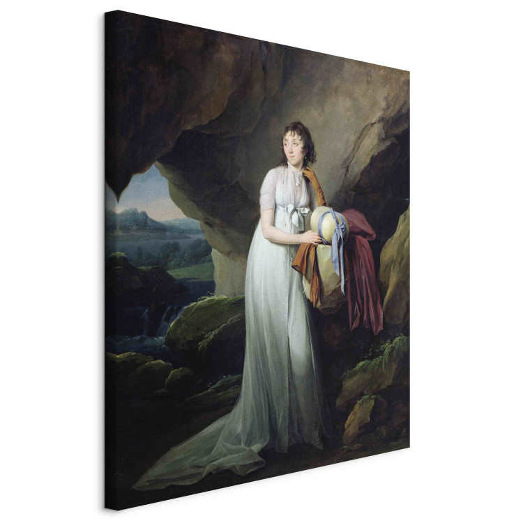 Reproduction Painting Portrait of a Woman in a Cave, possibly Madame d'Aucourt de Saint-Just 155210 additionalImage 2