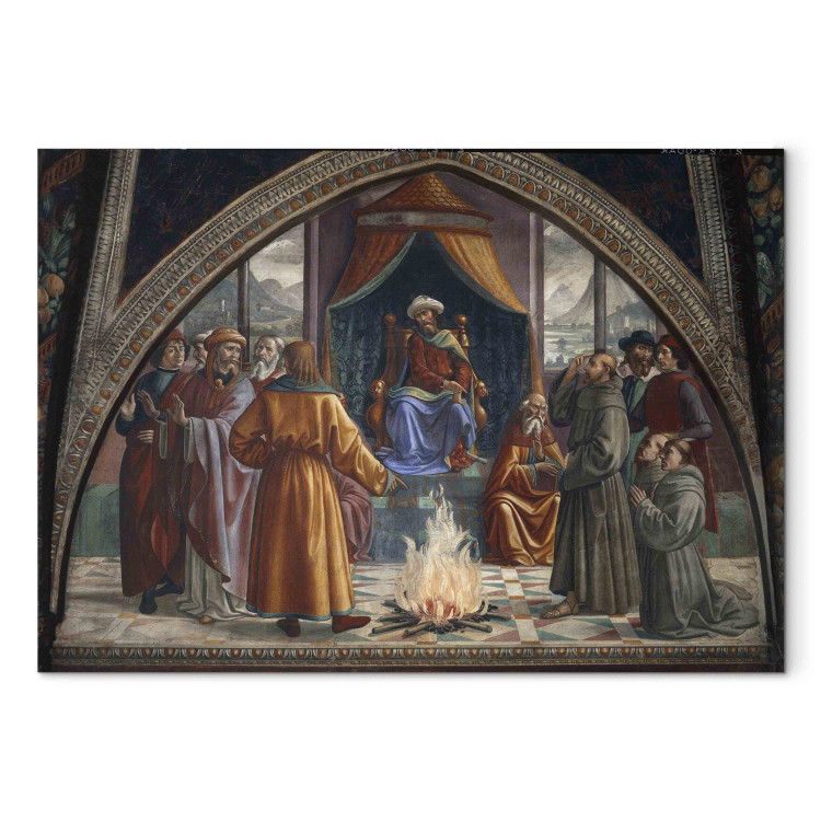 Reproduction Painting Saint Francis of Assisi before the Sultan, ordeal by fire 157010