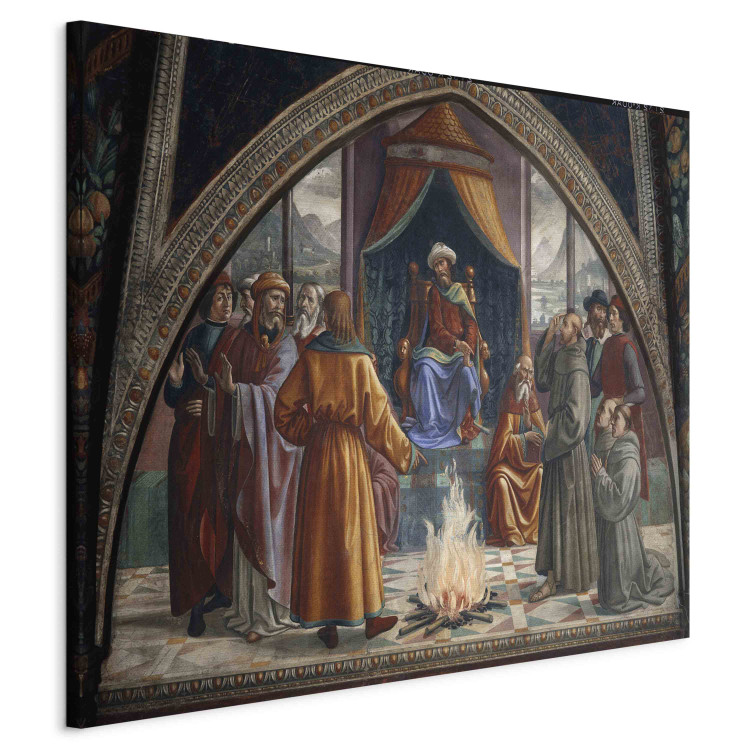 Reproduction Painting Saint Francis of Assisi before the Sultan, ordeal by fire 157010 additionalImage 2
