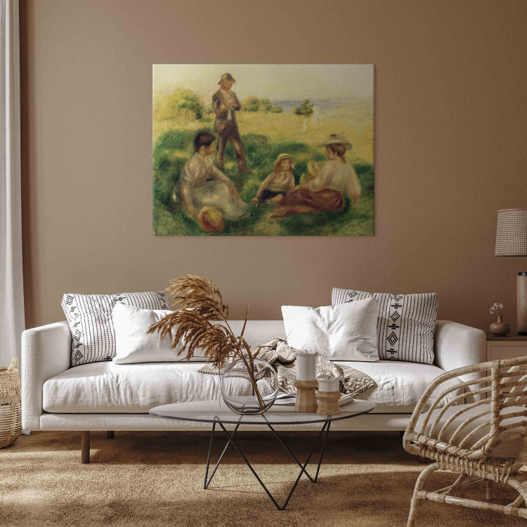 Art Reproduction Paysage a Berneval avec personnages 157710 additionalImage 3