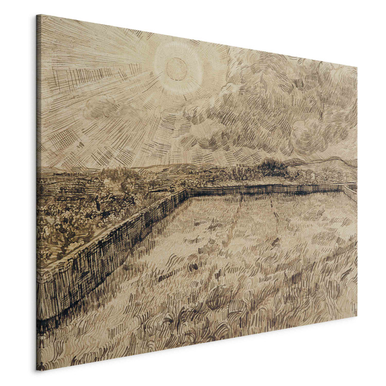Art Reproduction Sun above a Wheat Field  159610 additionalImage 2