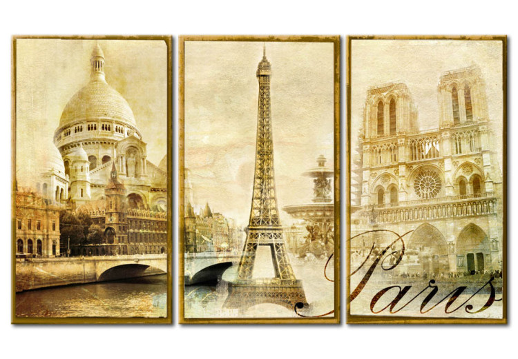 Canvas Monuments of Paris 50410