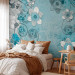 Wall Mural Scent of Spring - Abstraction with Composition of Flowers on an Irregular Background 60710 additionalThumb 2